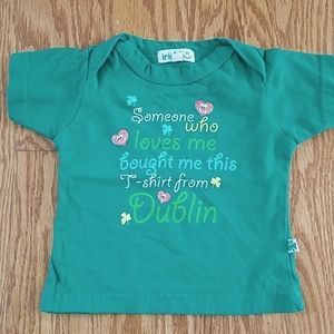 🎉5/$25🎉 0-6 month baby Irish tshirt